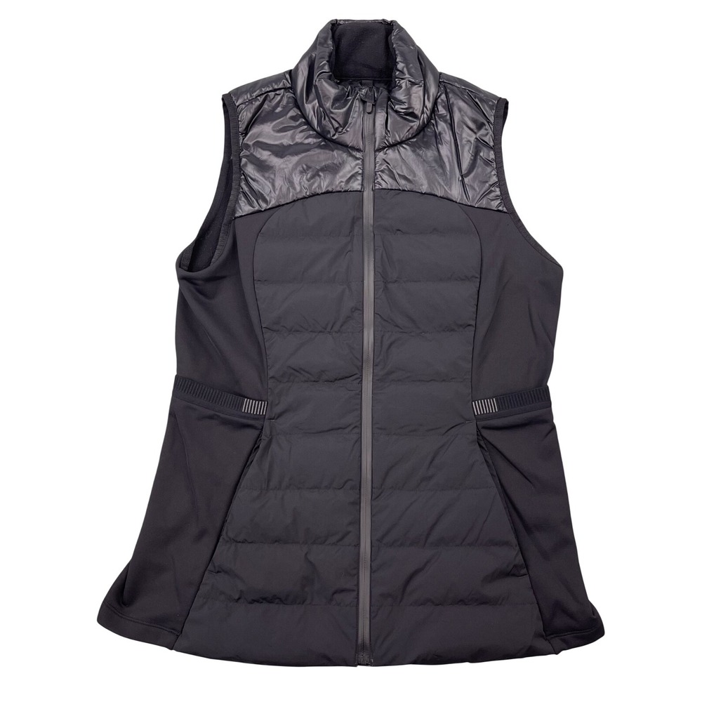 Lululemon Women's Down For It All Vest Shine, Black, Size 10
